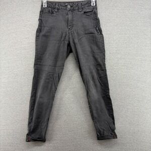 YMI Ankle High Rise Jeans Faded Black Skinny Denim Size 9